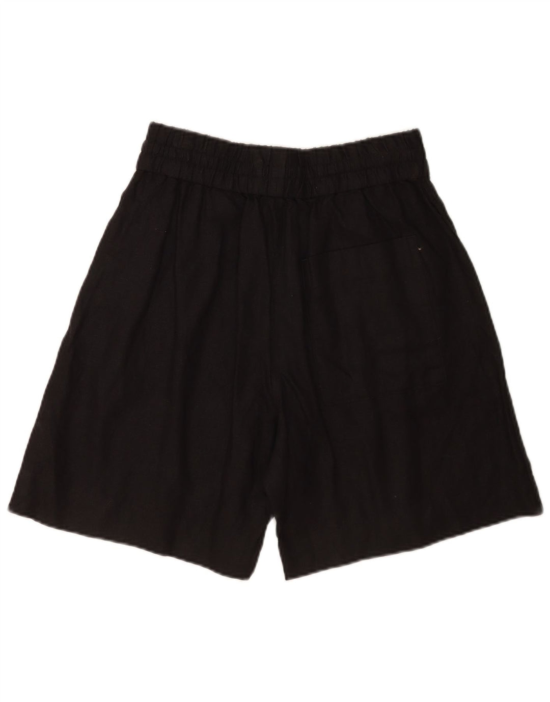 Cos Shorts feminino casual médio W28 linho preto