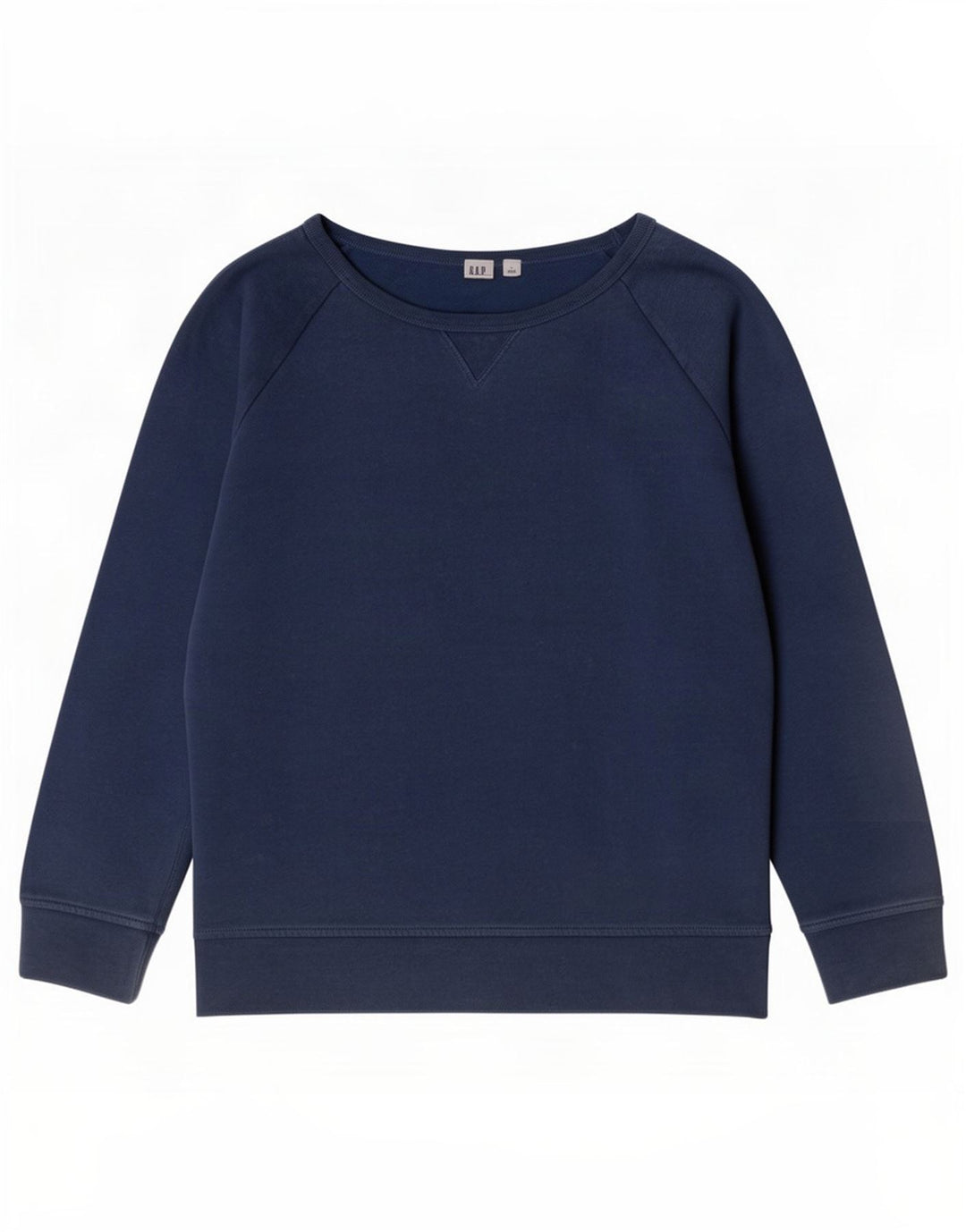 Gap moletom feminino jumper UK 14 algodão azul médio