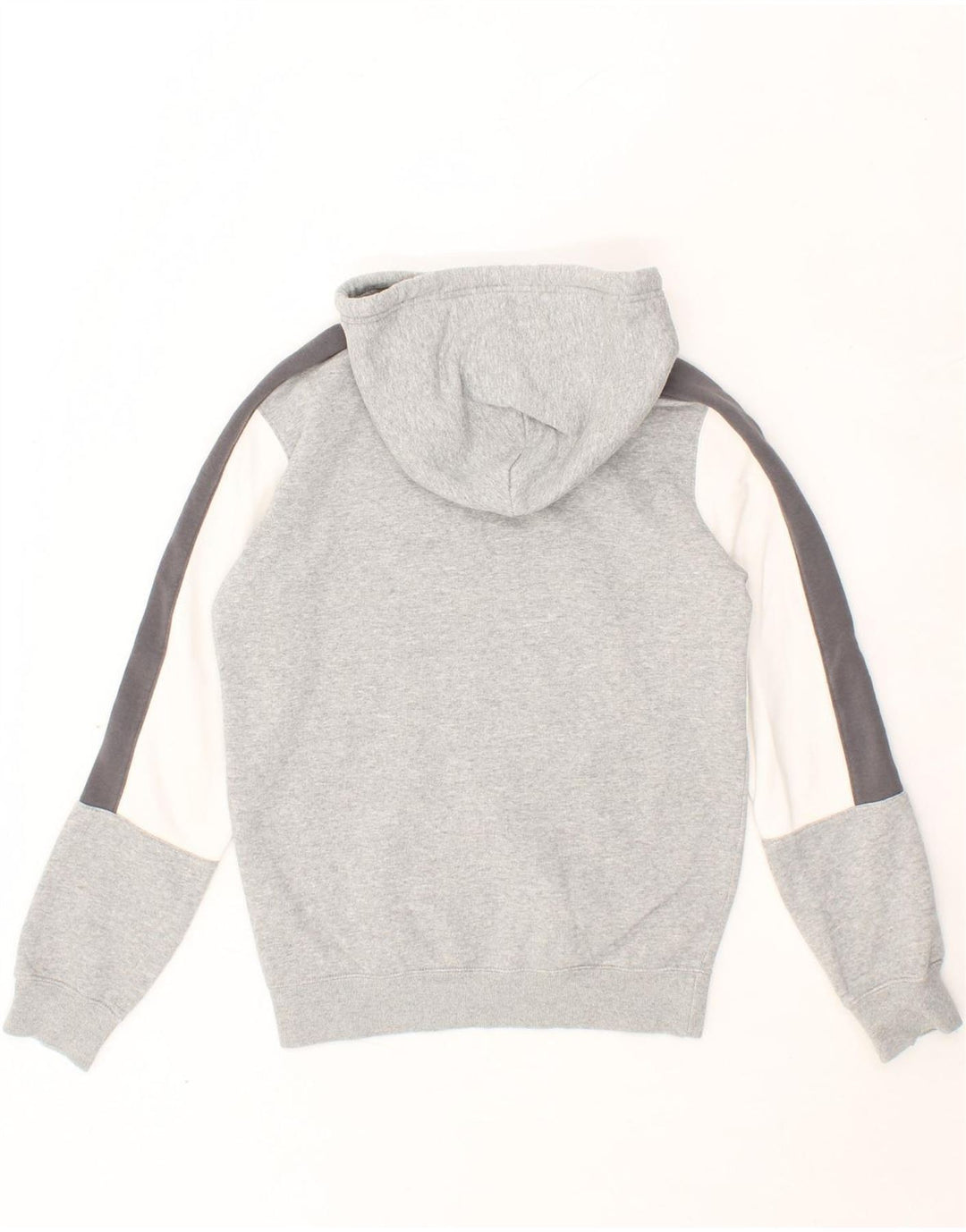 CHAMPION Mens Graphic Hoodie Jumper XS Grey Colourblock Cotton Vintage Champion and Second-Hand Champion from Messina Hembry 