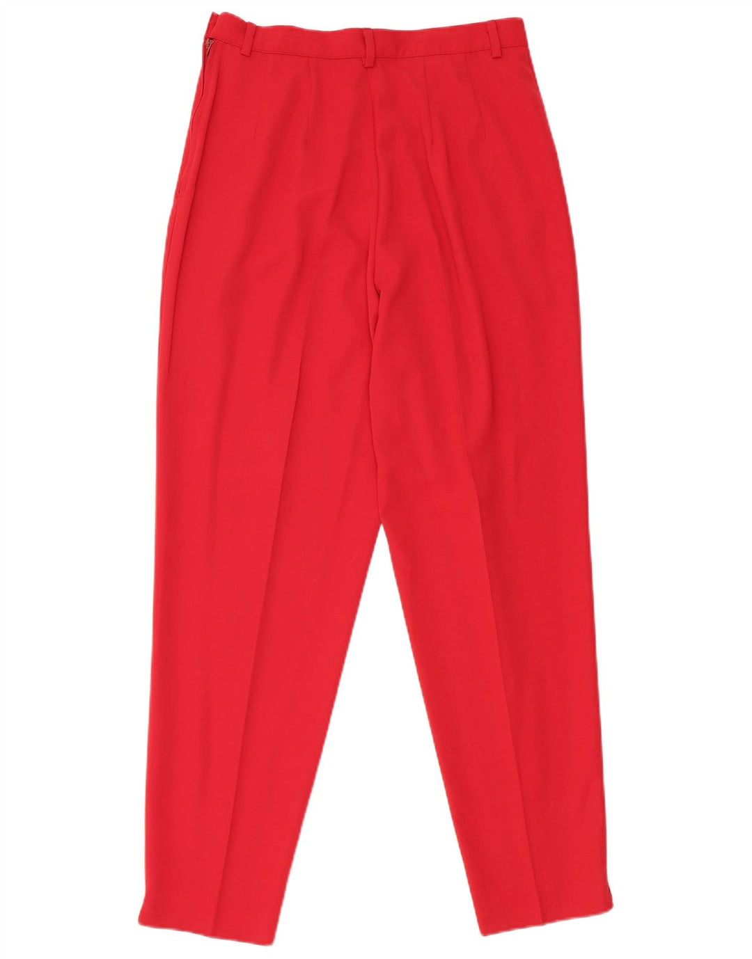 Calça feminina Benetton Pegged Suit IT 44 Médio W26 L28 Poliéster Vermelho