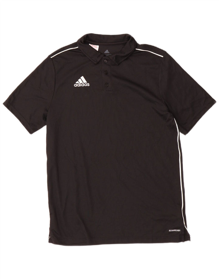 Polo ADIDAS Menino Aeroready 15-16 Anos Preto Poliéster