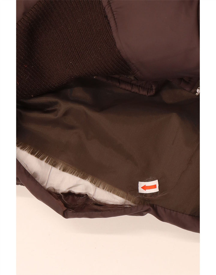 Jaqueta acolchoada oversized feminina i Blues UK 10 pequena poliamida marrom