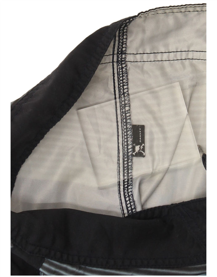 Shorts de natação masculino OAKLEY médio listrado azul