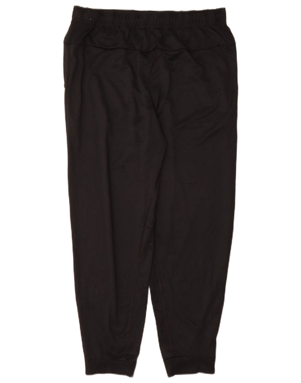 Calça de treino masculina Nike joggers grande poliéster preto