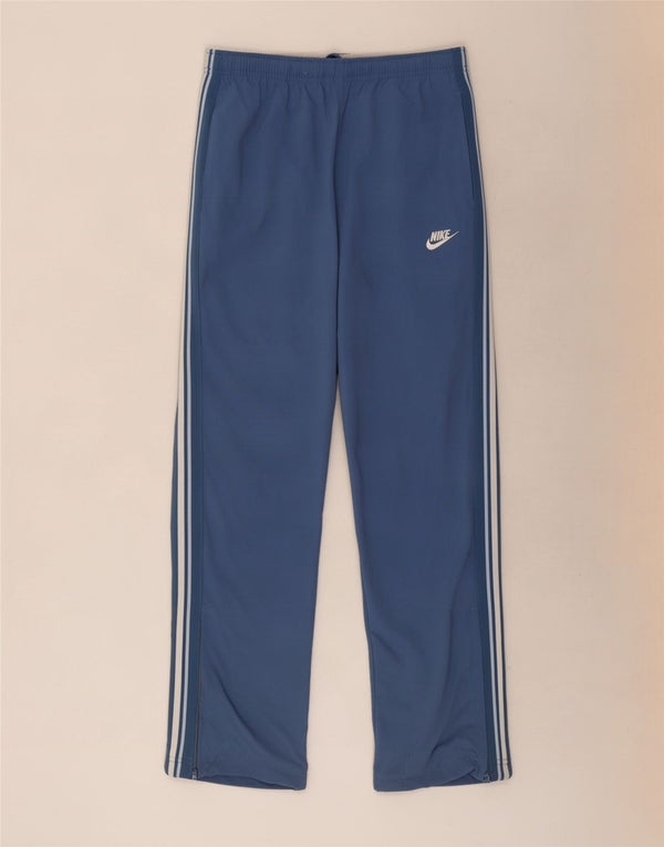 Calça Nike Mens Treino Médio Azul Listrado Nylon