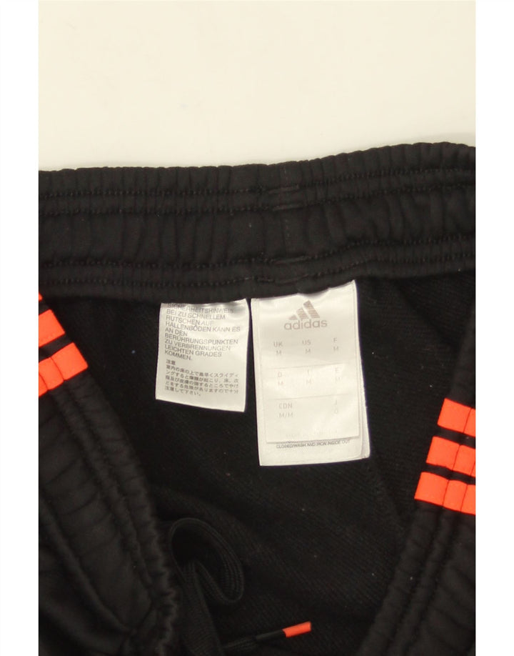Adidas Mens FC Bayern Munchen Calça de treino Médio Preto Poliéster