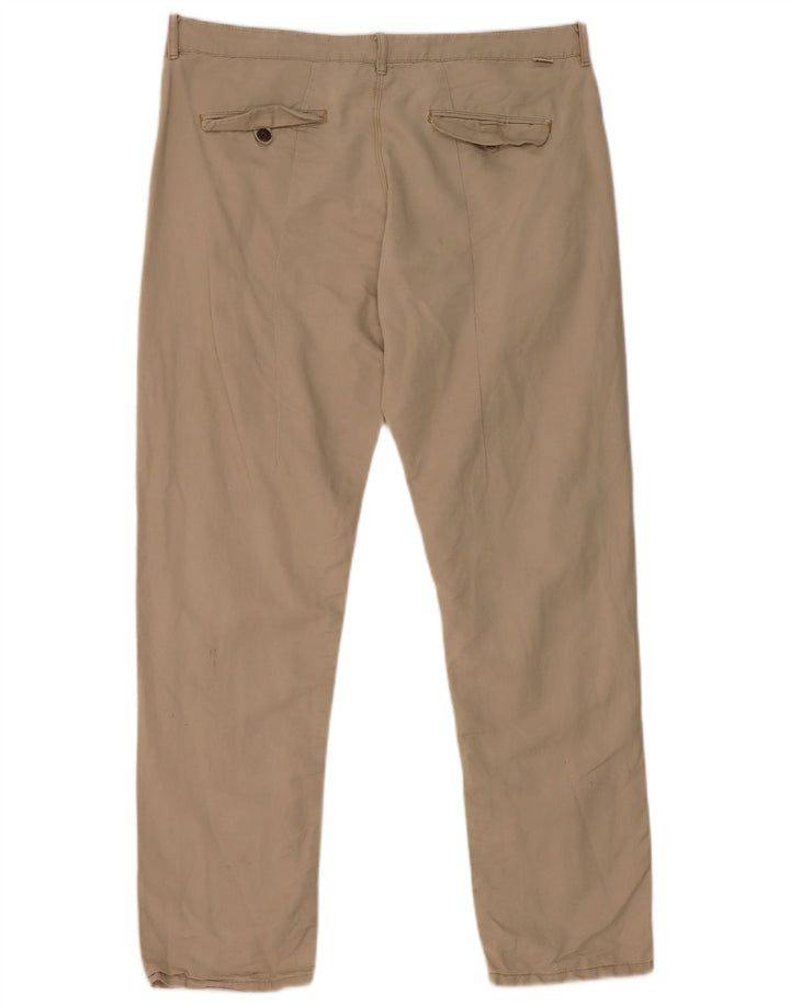 Calça jeans reta masculina Levi's W28 L32 algodão cinza