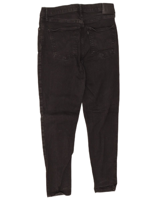Calça jeans feminina Levi's Mile High Crop Super Skinny W32 L25 algodão preto
