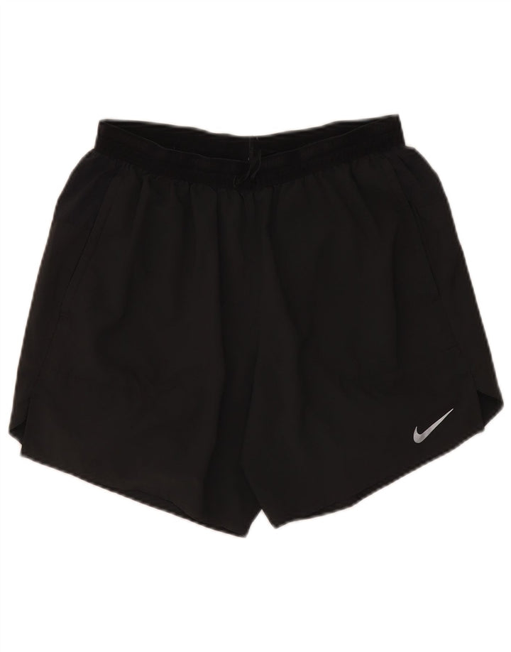 Shorts esportivos masculinos Nike Dri Fit cinza médio colorblock