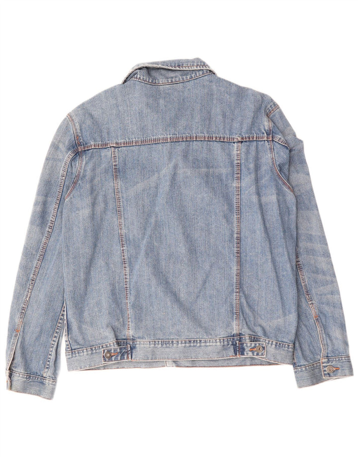 Jaqueta jeans masculina JOHN BANER Reino Unido 44 2XL algodão azul