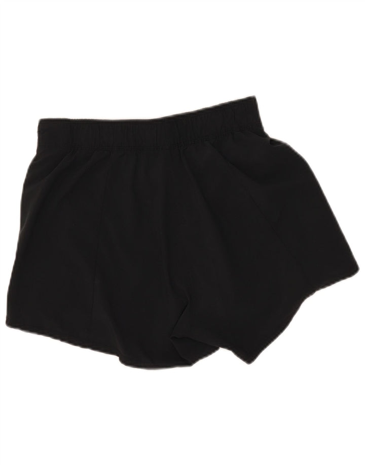 Shorts esportivos femininos Nike UK 8 pequenos pretos