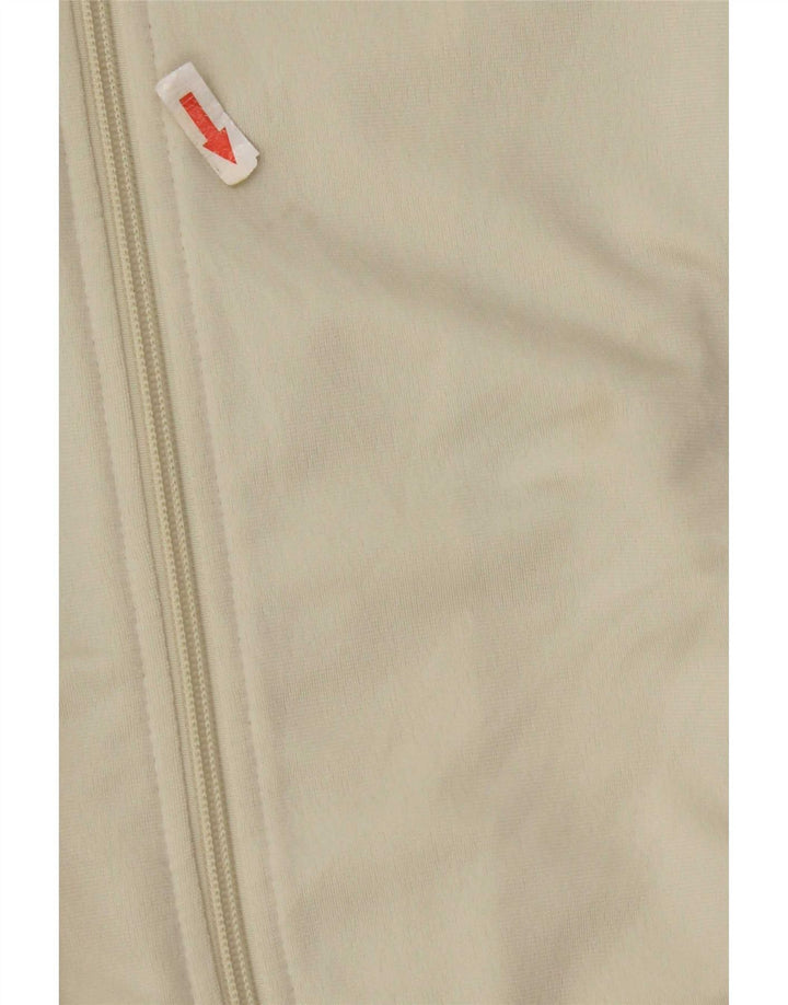 Asics Mens Tracksuit Top Jacket Médio Bege Colourblock Poliéster