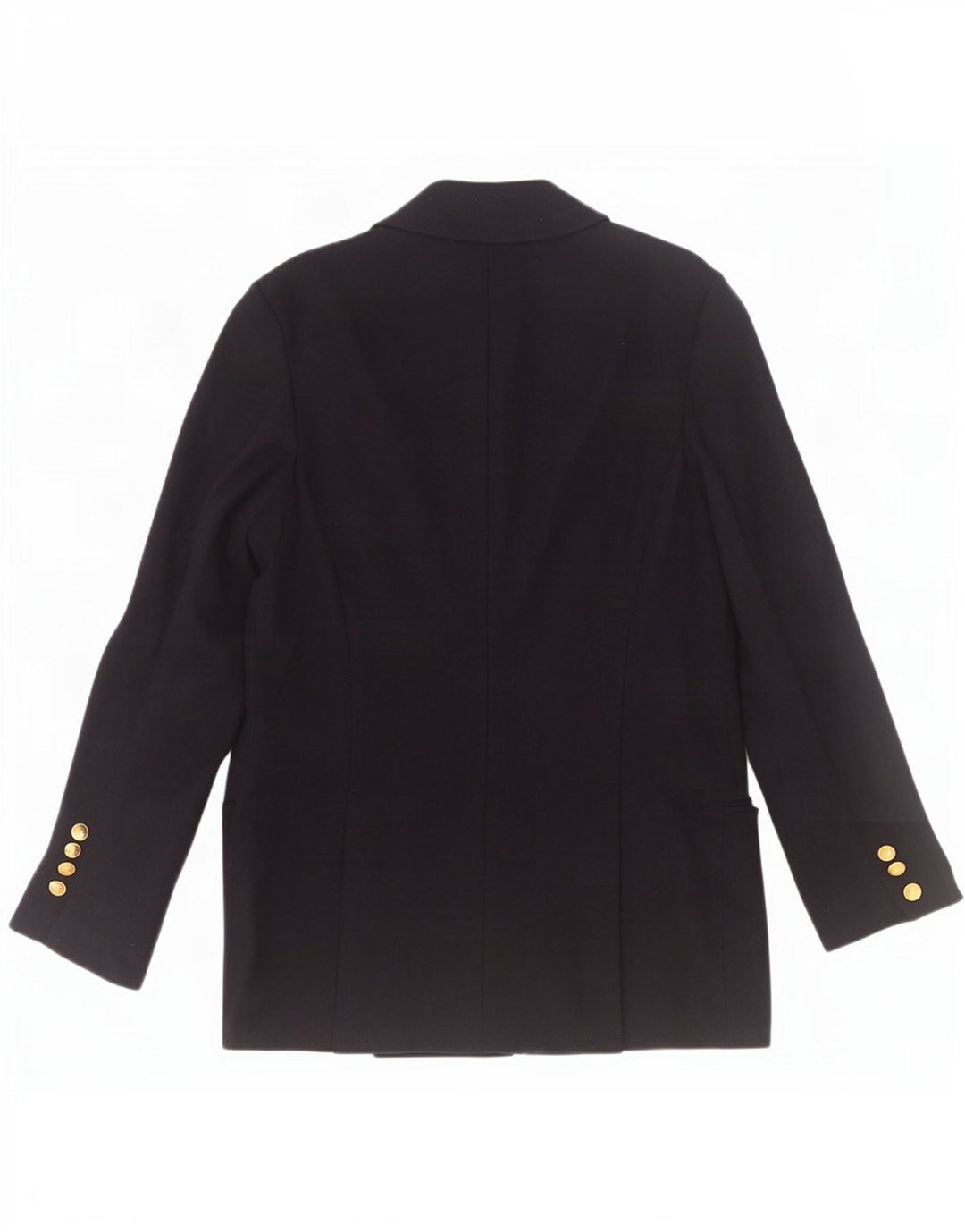 Jaqueta blazer feminina Herno com 2 botões IT 44 lã azul marinho médio