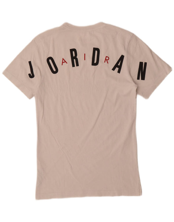 Camiseta Jordan masculina gráfica Top XS algodão branco