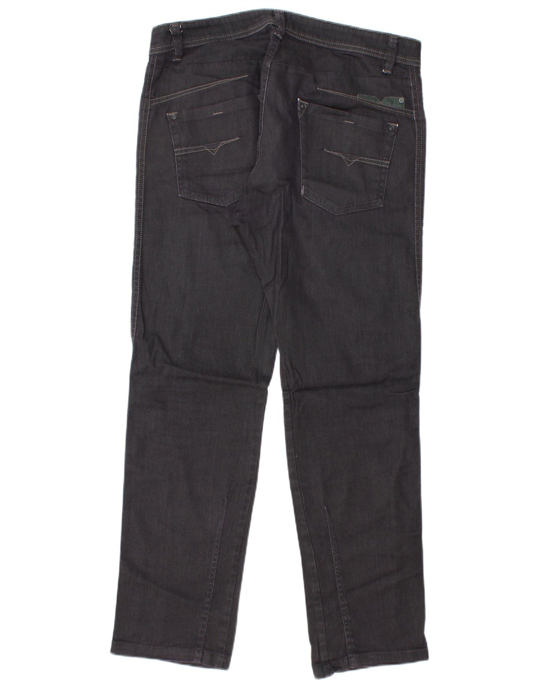 DIESEL Jeans retos masculinos W33 L30 algodão cinza