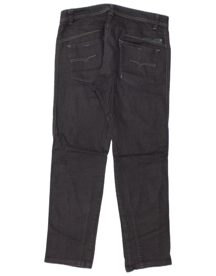 DIESEL Jeans retos masculinos W33 L30 algodão cinza