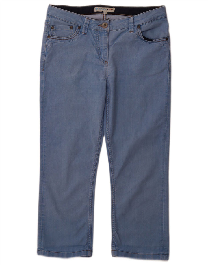 Calça jeans feminina FAT FACE UK 12 médio W30 L23 algodão azul