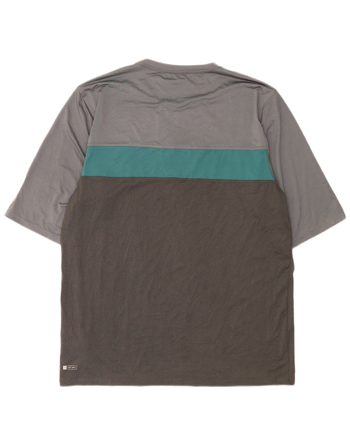 Camiseta masculina RIP CURL Top 2XL cinza Colourblock poliéster