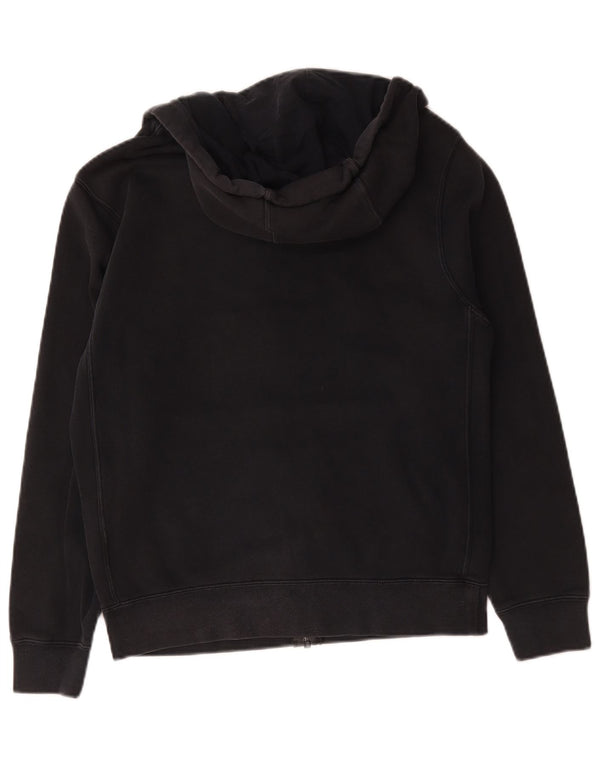 Nike Mens Zip Hoodie Sweater Small Black Cotton