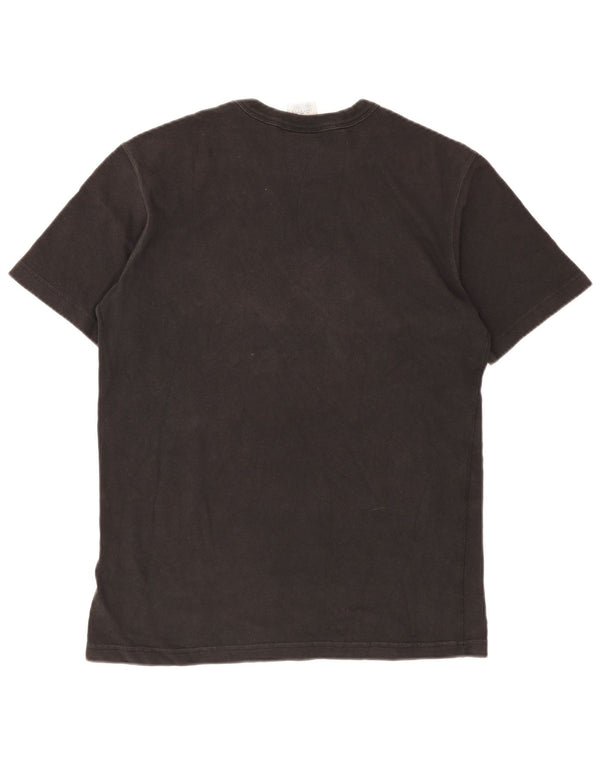 Camiseta gráfica masculina Champion de algodão preto médio