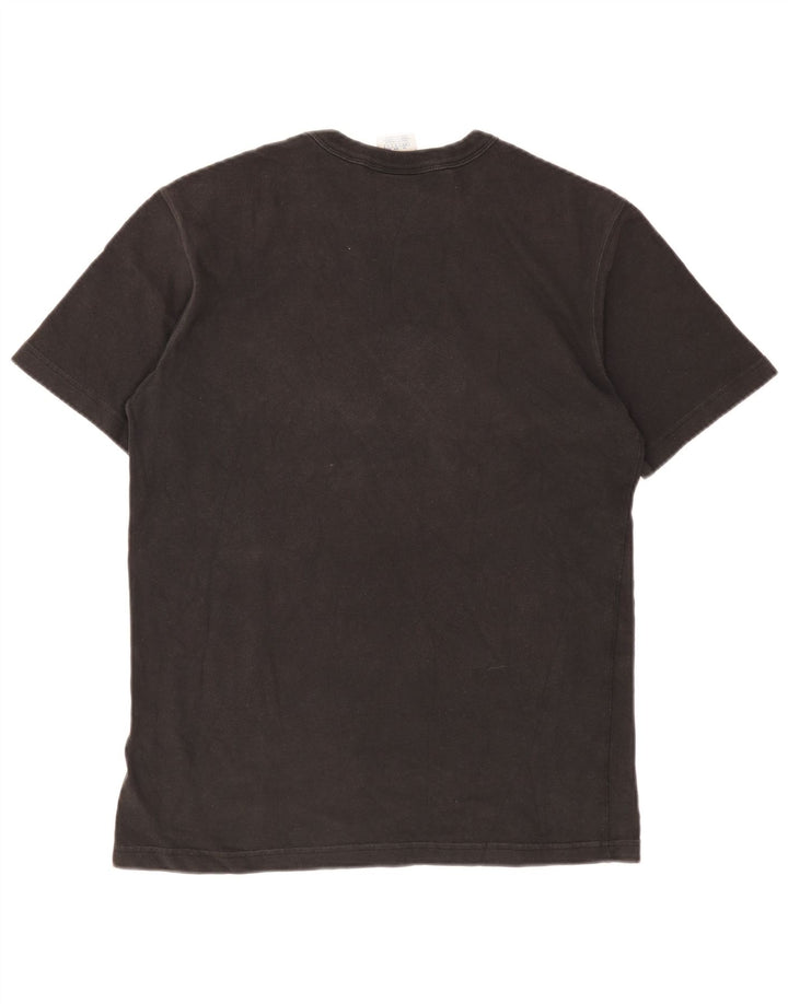 Camiseta gráfica masculina Champion de algodão preto médio