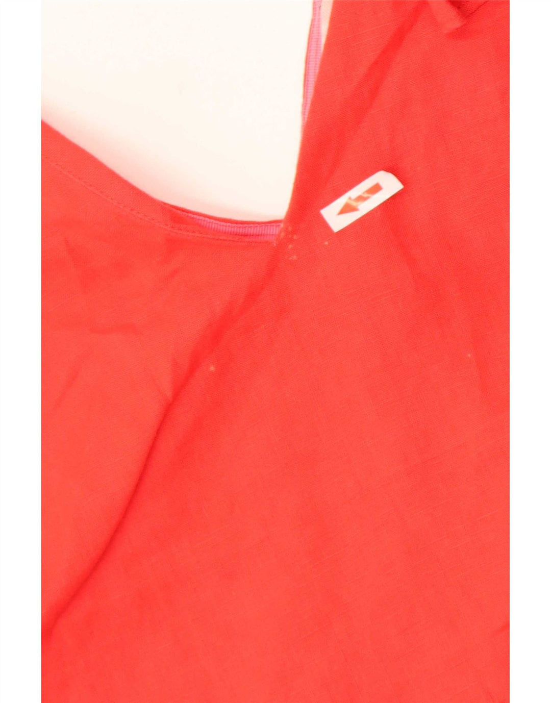 Blusa feminina sem mangas Boden UK 16 grande linho vermelho