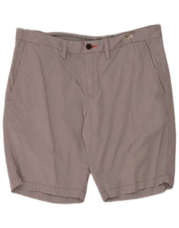 Shorts Chino masculino TOMMY HILFIGER W36 grande algodão cinza