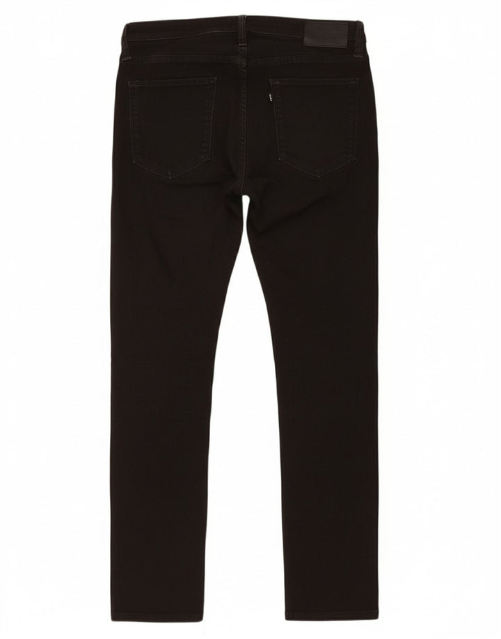 JACK & JONES Jeans Slim Masculino W32 L32 Algodão Preto