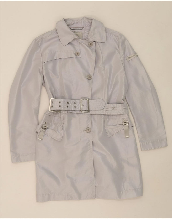 PEUTEREY Trench Coat feminino IT 48 XL poliéster cinza