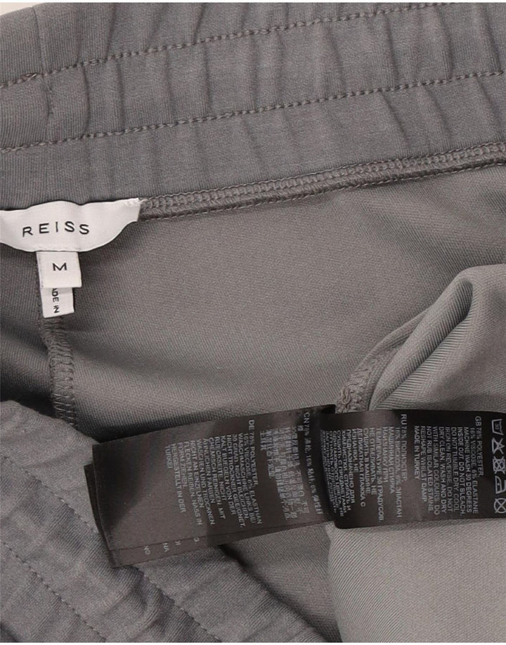 Calça de treino masculina Reiss Joggers poliéster cinza médio