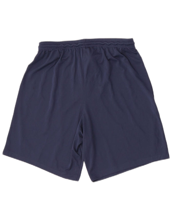 Shorts esportivos masculinos Nike Dri Fit Slim Fit grande poliéster azul marinho