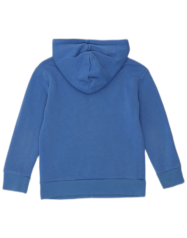 Jumper com capuz gráfico Puma Boys 5-6 anos XS azul algodão
