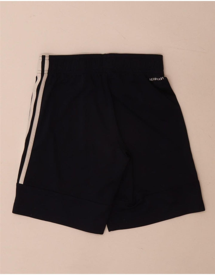 Shorts esportivos Adidas meninos 9-10 anos azul marinho poliéster