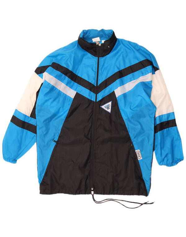 Jaqueta masculina Jako com capuz e jaqueta XL azul Colourblock Nylon