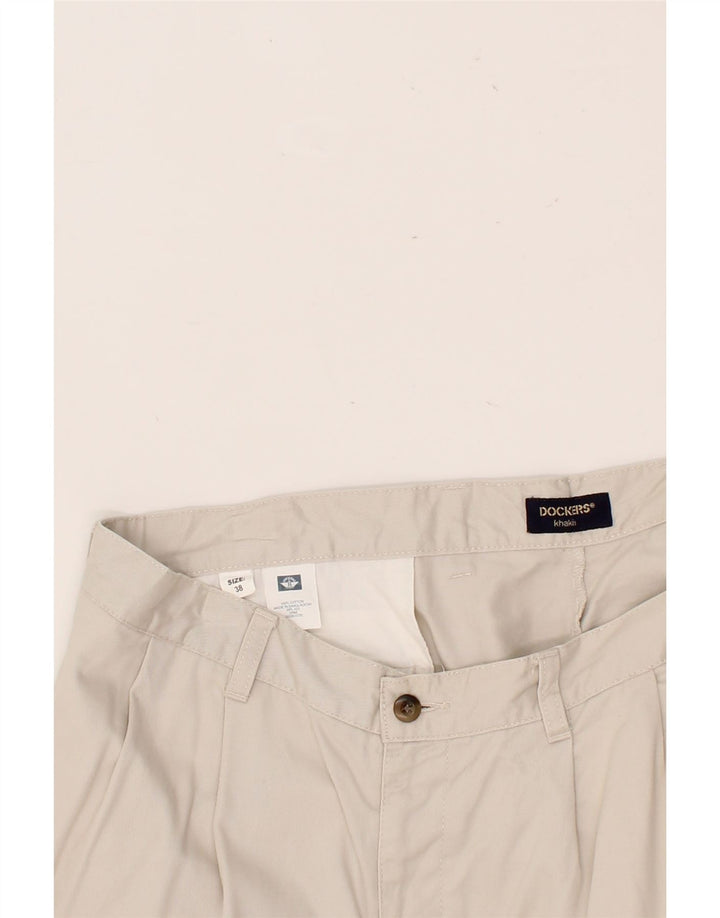 DOCKERS Mens Chino Shorts W38 XL Beige Cotton Vintage Dockers and Second-Hand Dockers from Messina Hembry 