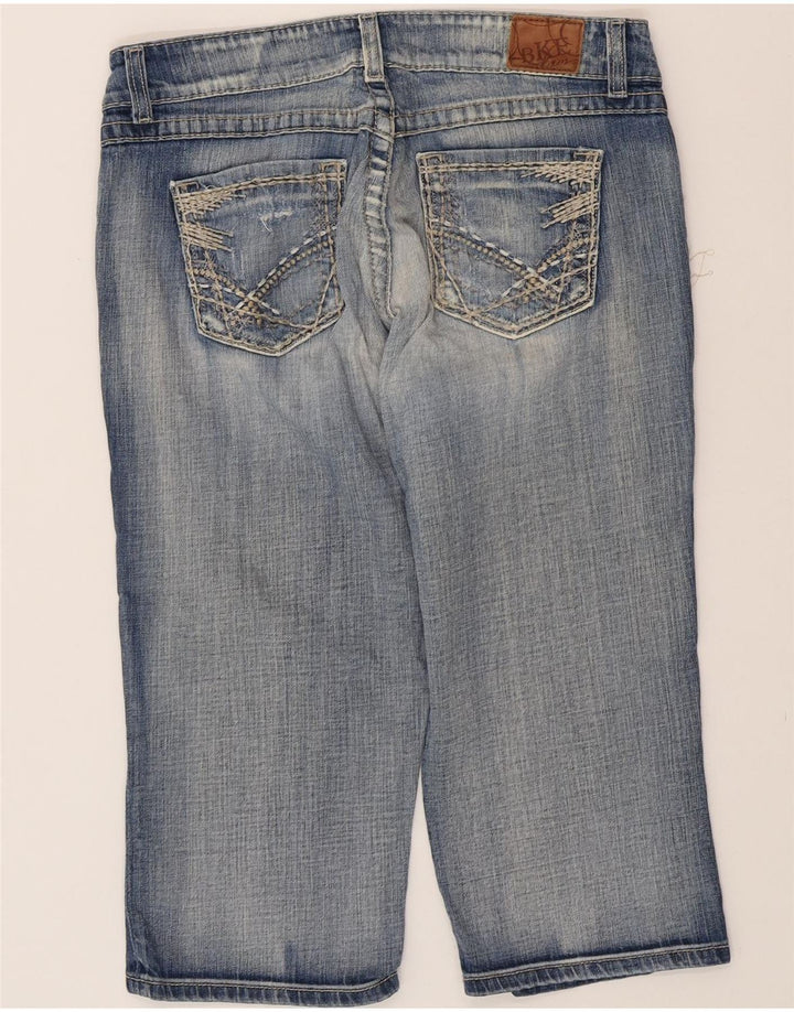 BKE Mens Distressed Denim Bermuda Shorts W33 Medium Blue Cotton Vintage BKE and Second-Hand BKE from Messina Hembry 