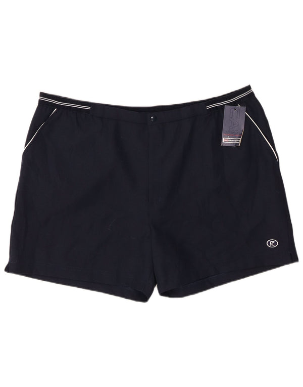 Shorts casuais masculinos F.LLI CAMPAGNOLO W40 XL azul marinho poliéster