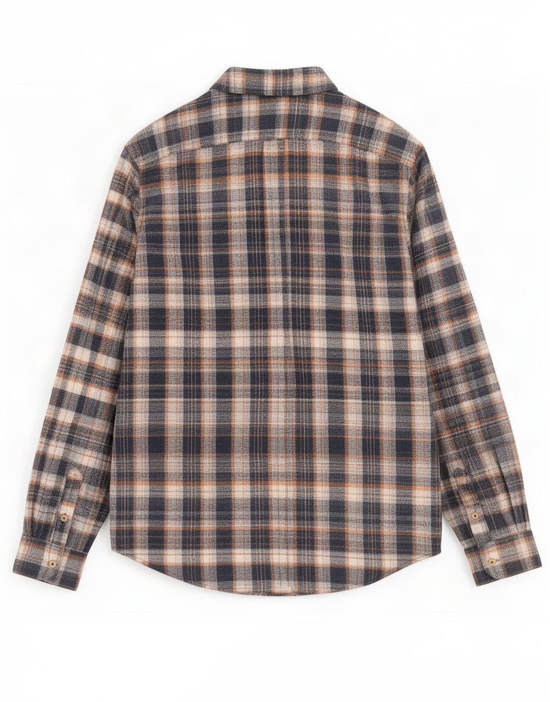 Camisa masculina de flanela Ben Sherman grande xadrez azul