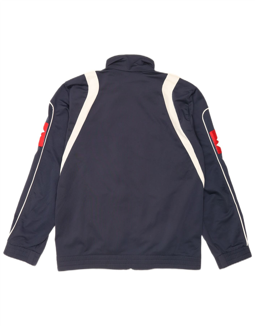 Lotto Mens Treino Top Jacket UK 38/40 Médio Azul Marinho Colorblock