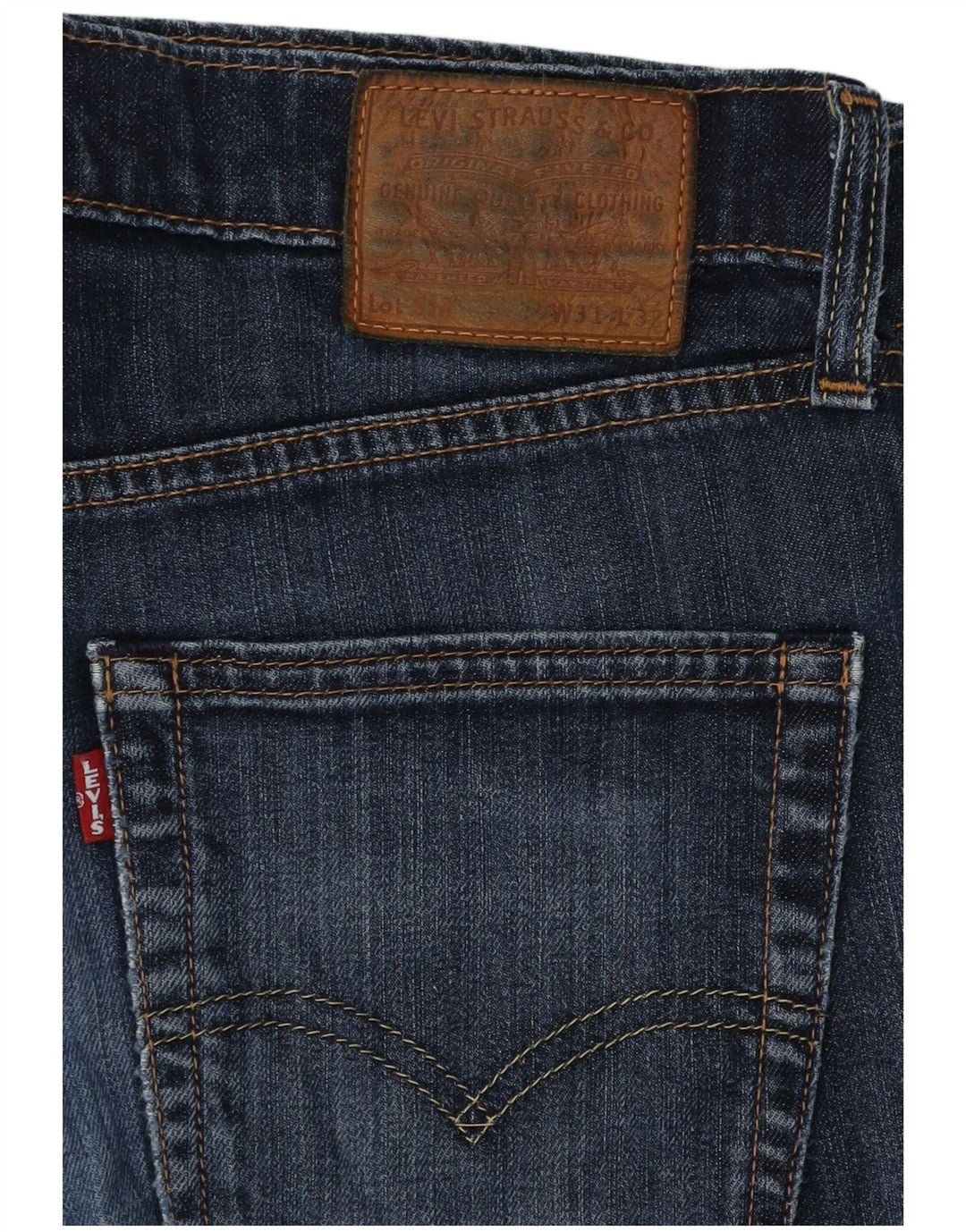 Calça jeans masculina Levi's 514 Straight W31 L28 azul marinho