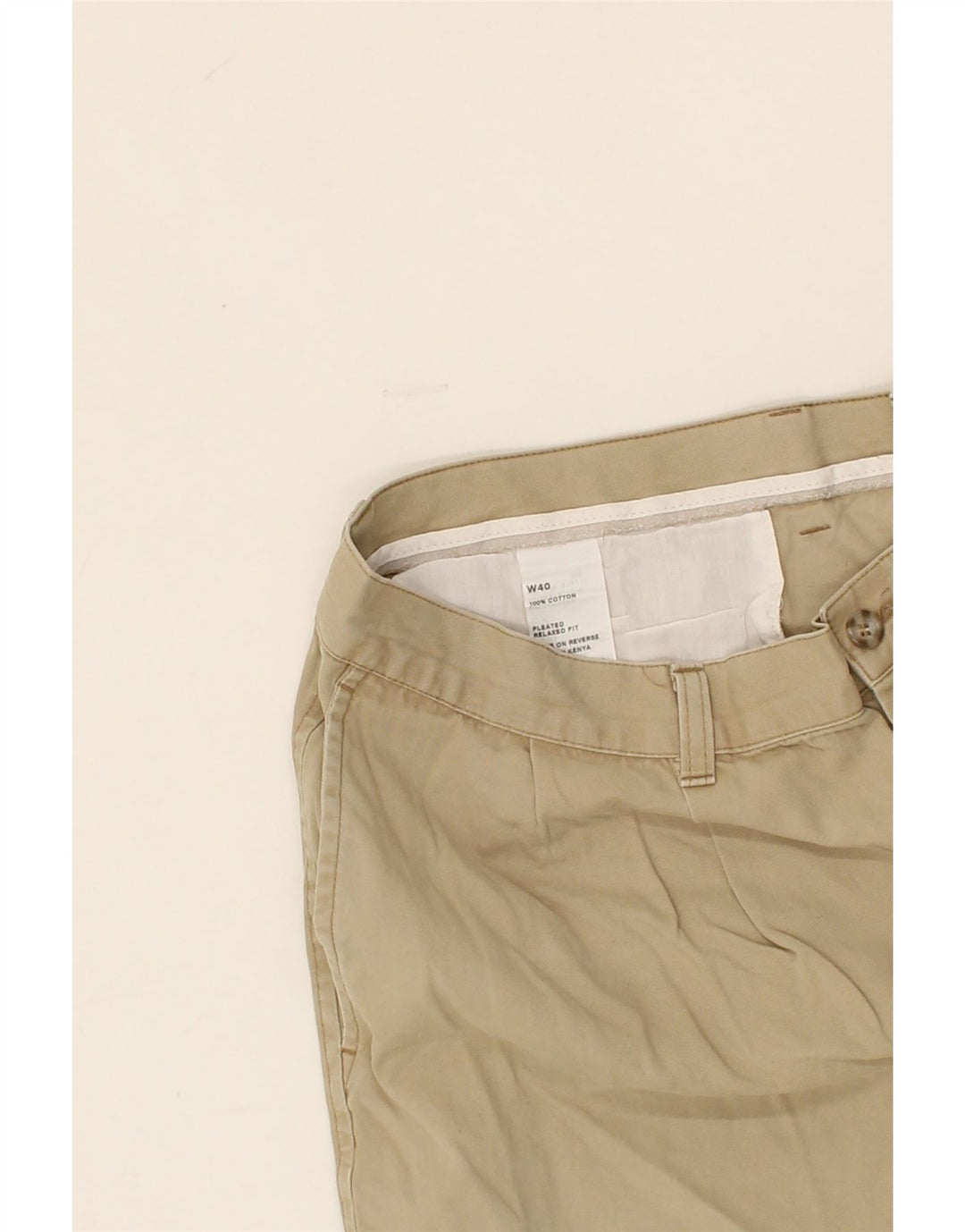 DOCKERS Mens Pegged Chino Shorts W40 XL Beige Cotton Vintage Dockers and Second-Hand Dockers from Messina Hembry 