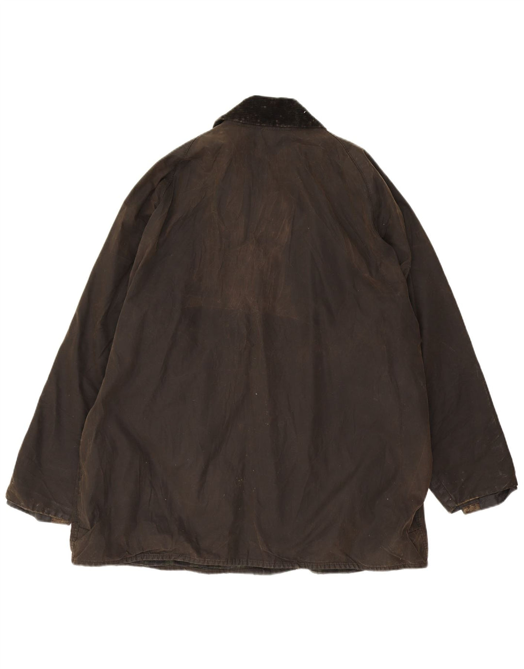 Jaqueta masculina Barbour Beaufort solta de algodão encerado UE 48 marrom médio