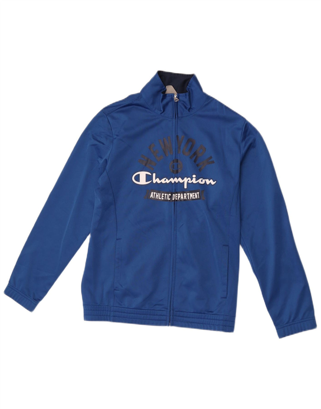 CHAMPION Boys Graphic Treino Top Jaqueta 11-12 Anos Grande Azul