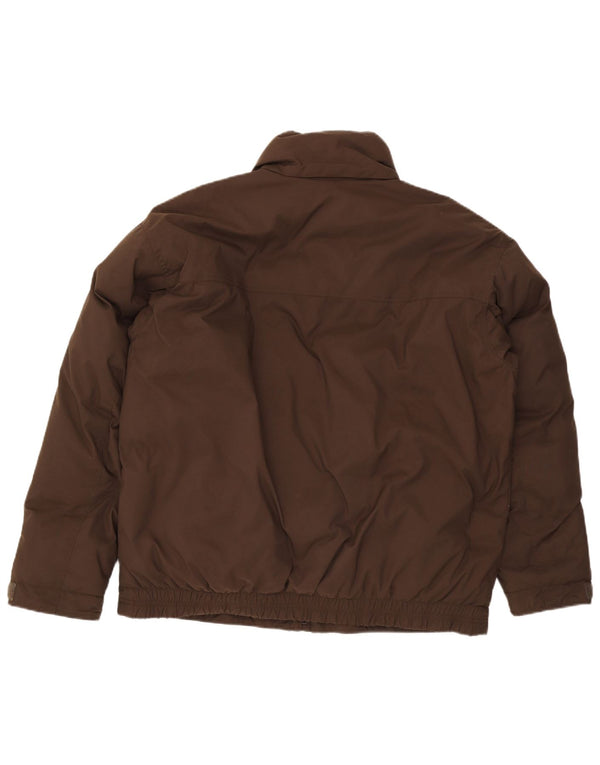 Jaqueta Columbia Masculina Loose Fit Acolchoada UK 42 XL Marrom Nylon