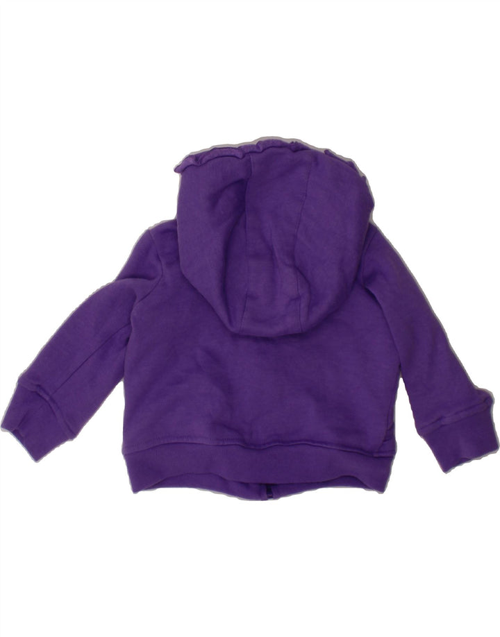 PUMA Baby Girls Graphic Zip Hoodie Sweater 9-12 Months Purple Cotton Vintage Puma and Second-Hand Puma from Messina Hembry 