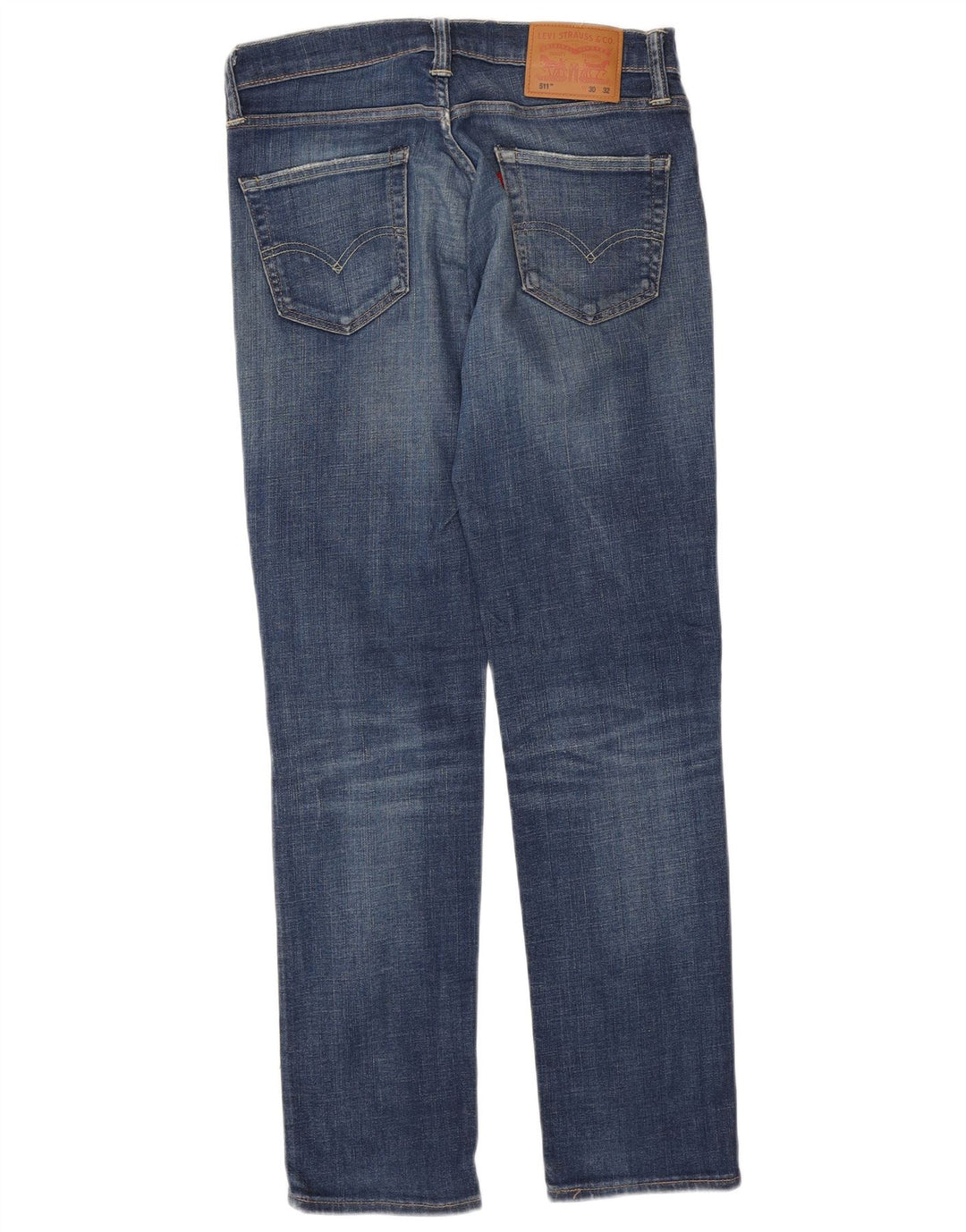 LEVI'S Masculino 511 Slim Jeans W30 L32 Azul Algodão