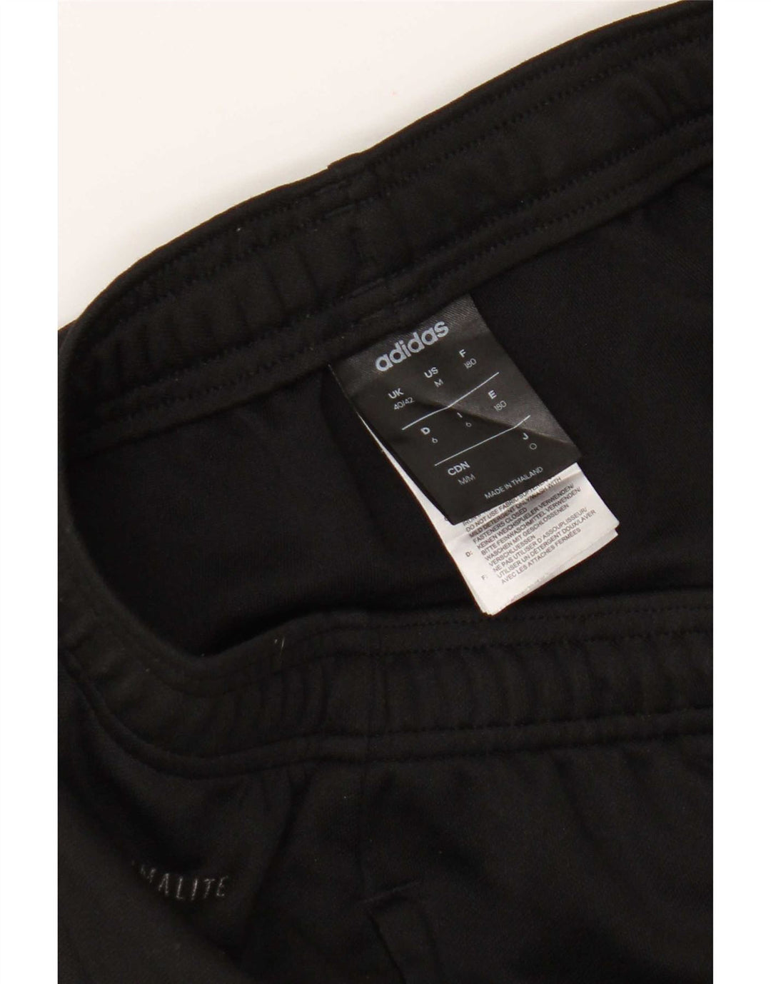 Calça Adidas Masculina Climalite UK 40/42 Médio Preto Poliéster