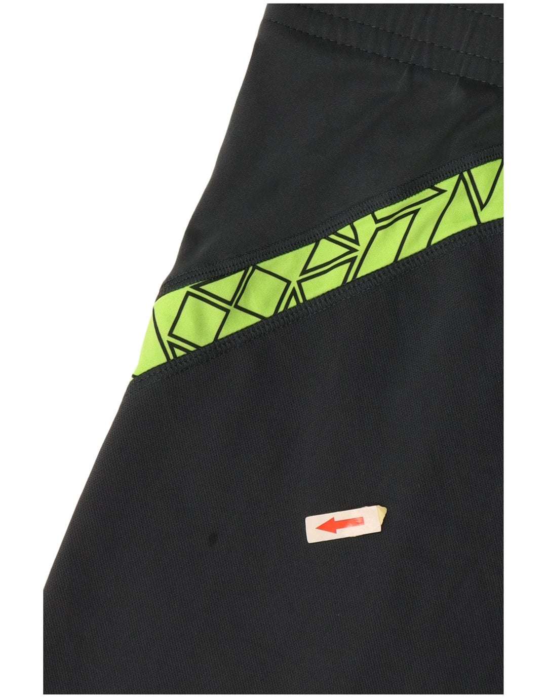 Shorts esportivos femininos PUMA US 14/16 grande poliéster geométrico cinza