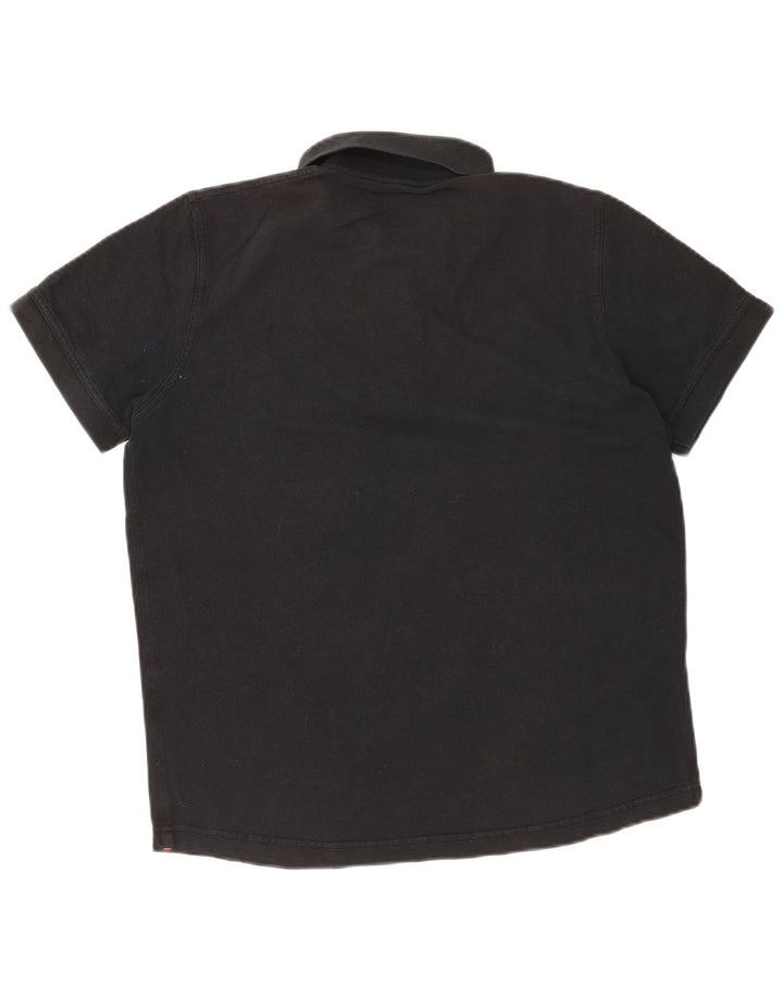 Camisa polo masculina Hugo Boss preta média