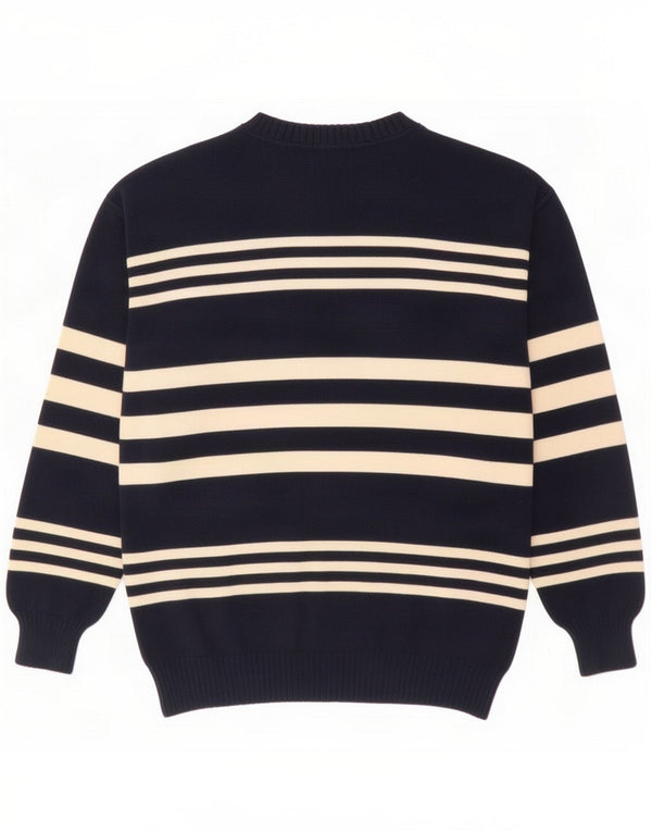 Paul & Shark Mens Yachting Crew Neck Jumper Sweater XL Navy Blue Striped